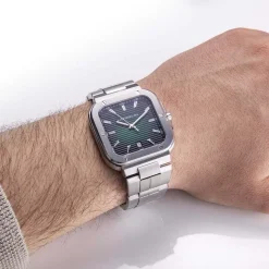 Herbelin | Cap Camarat Green Dial Square Watch | 12246B16