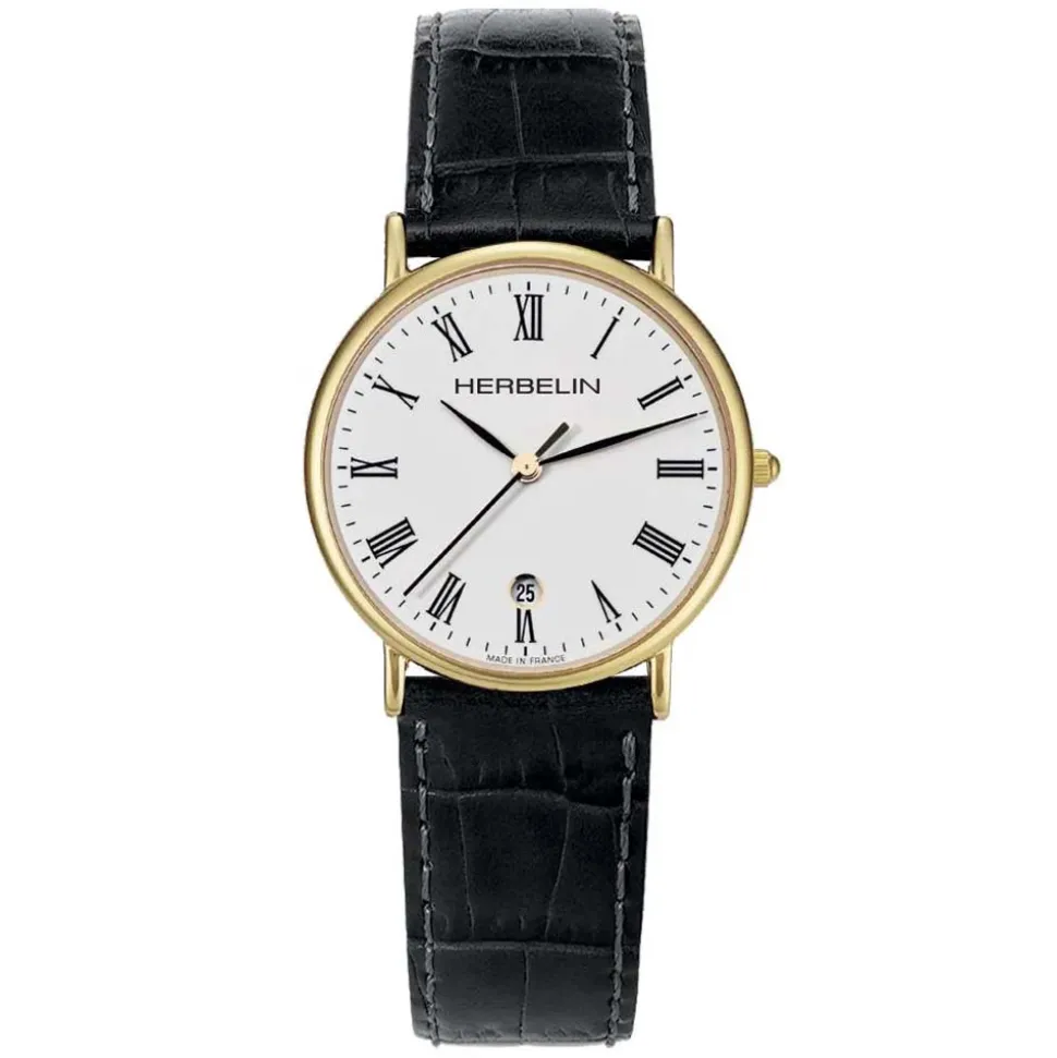 Herbelin | Classique White Dial 34mm Watch | 12443P01