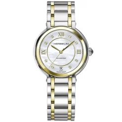 Herbelin | Galet Automatic Pearl Dial Two Tone Bracelet 33.5mm | 1630BT59