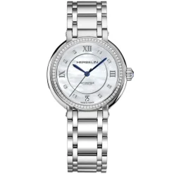 Herbelin | Galet Automatic Diamond Steel Bracelet 33.5mm | 1630B72Y89