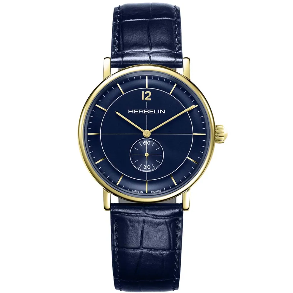 Herbelin | Inspiration Blue Dial Strap Watch | 18247P15