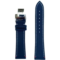 Herbelin | Navy Textile Newport Strap 22mm 1764 | 22 764 NAVY 18X