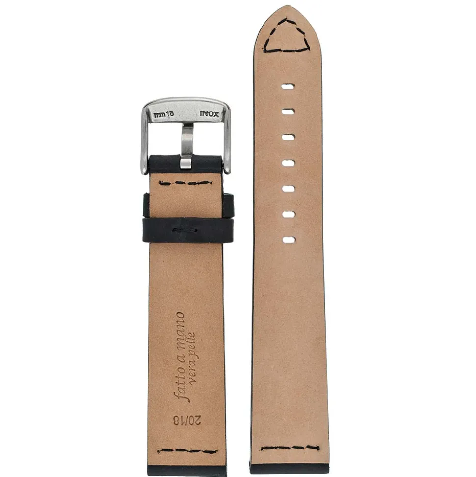 Houghton | Black Smooth Watch Strap | WH840