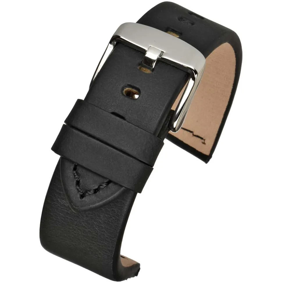 Houghton | Black Smooth Watch Strap | WH840