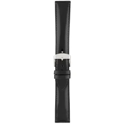 Howell | Black Gloss Leather Watch Strap | WH700