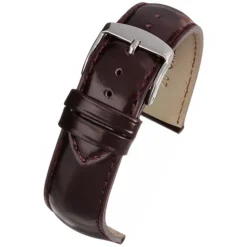 Howell | Burgundy Gloss Leather Watch Strap | WH702