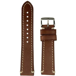 Inverness | Extra Long Brown Italian Calf Leather Strap | 1381XL/2
