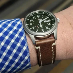 Inverness | Extra Long Brown Italian Calf Leather Strap | 1381XL/2