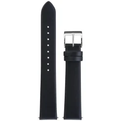 Junghans | Black Leather Max Bill Strap 17mm | 420506110