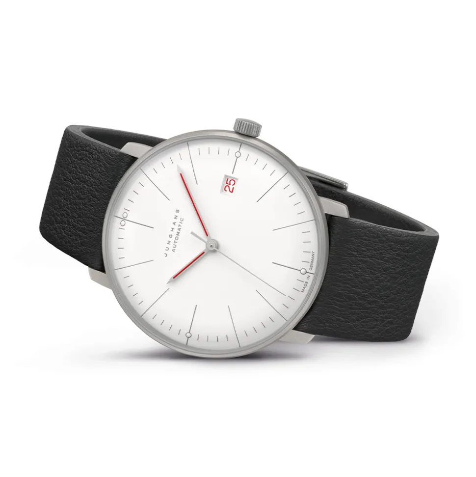 JUNGHANS – Max Bill Bauhaus Automatic Strap Watch 27/4009.02