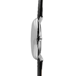 JUNGHANS – Max Bill Quartz Leather Strap Watch 41/4817.02