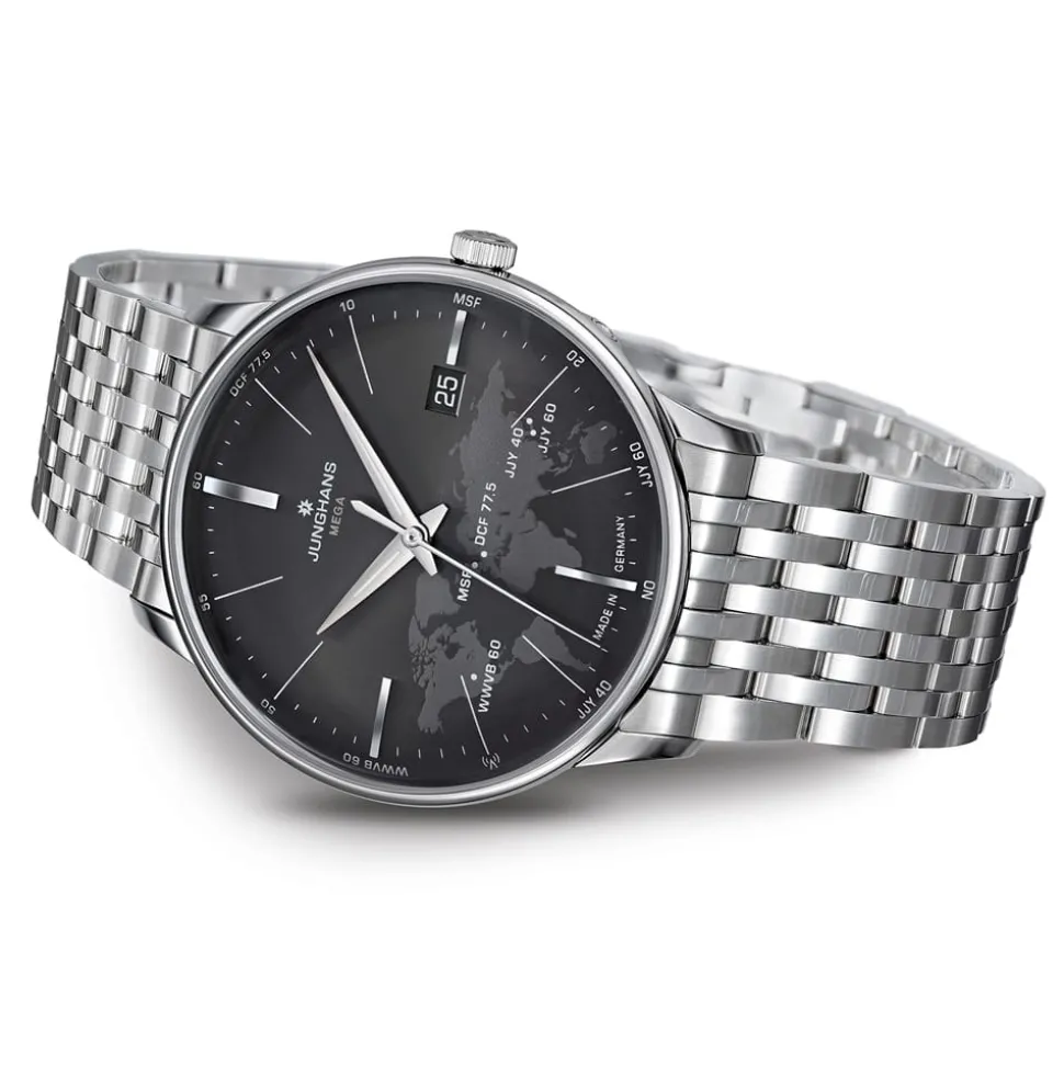 JUNGHANS – Meister Mega Black Dial Watch 058/4803.44