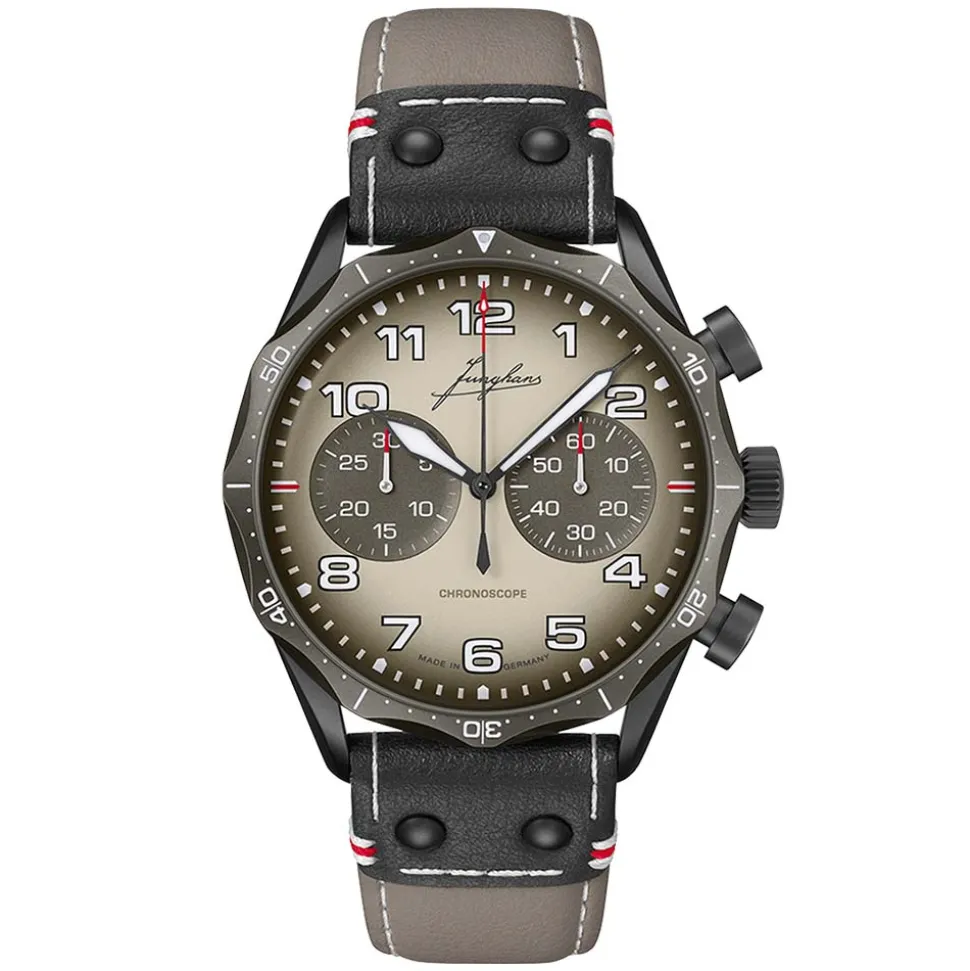 Junghans | Meister Pilot Chronoscope Desert | 27/3398.00