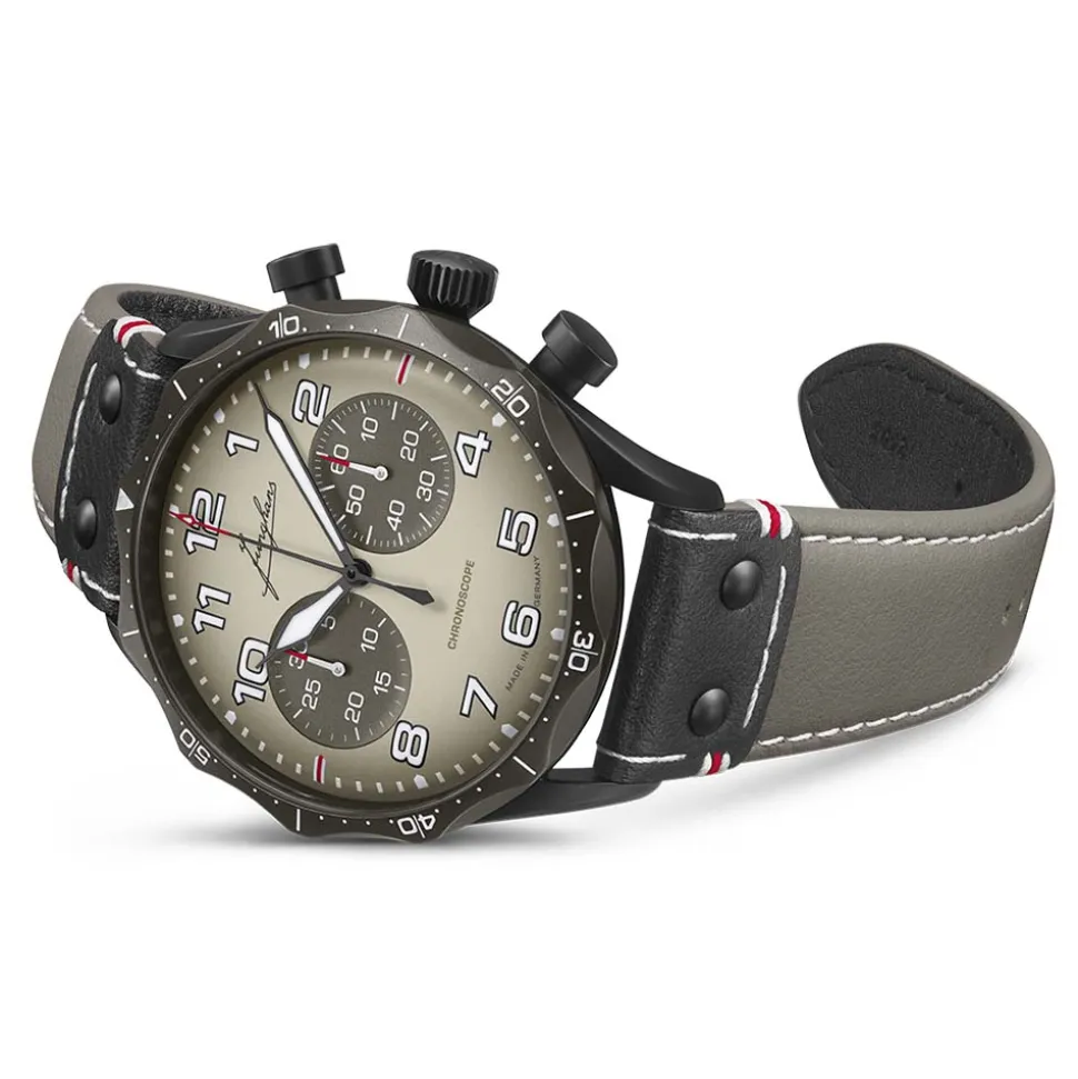 Junghans | Meister Pilot Chronoscope Desert | 27/3398.00