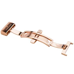 Junghans | Rose Gold Butterfly Clasp with Pusher | 425550165