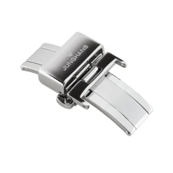 Junghans | Stainless Steel Butterfly Clasp with Pusher 18mm | 425550099