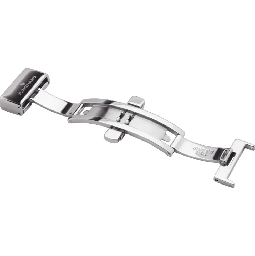 Junghans | Stainless Steel Butterfly Clasp with Pusher 16mm | 425550229