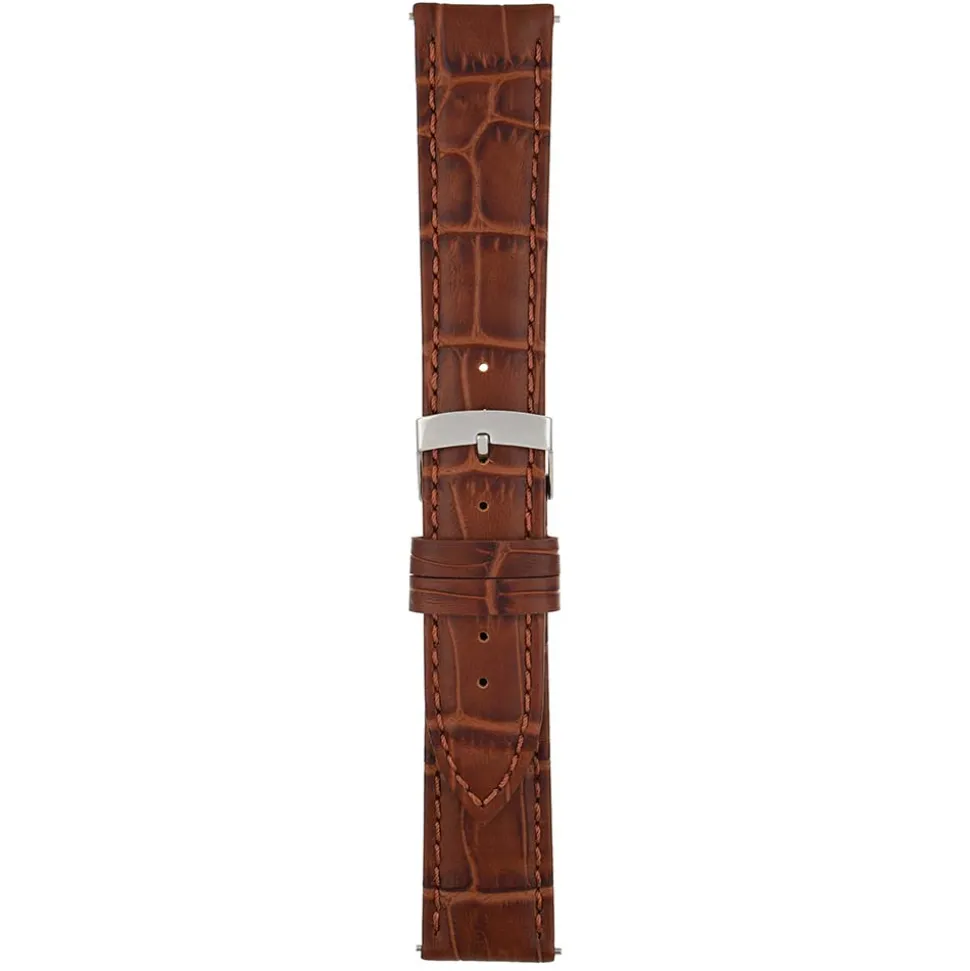 Kavanagh | Brown Quick Release Alligator Grain Strap | WH501Q
