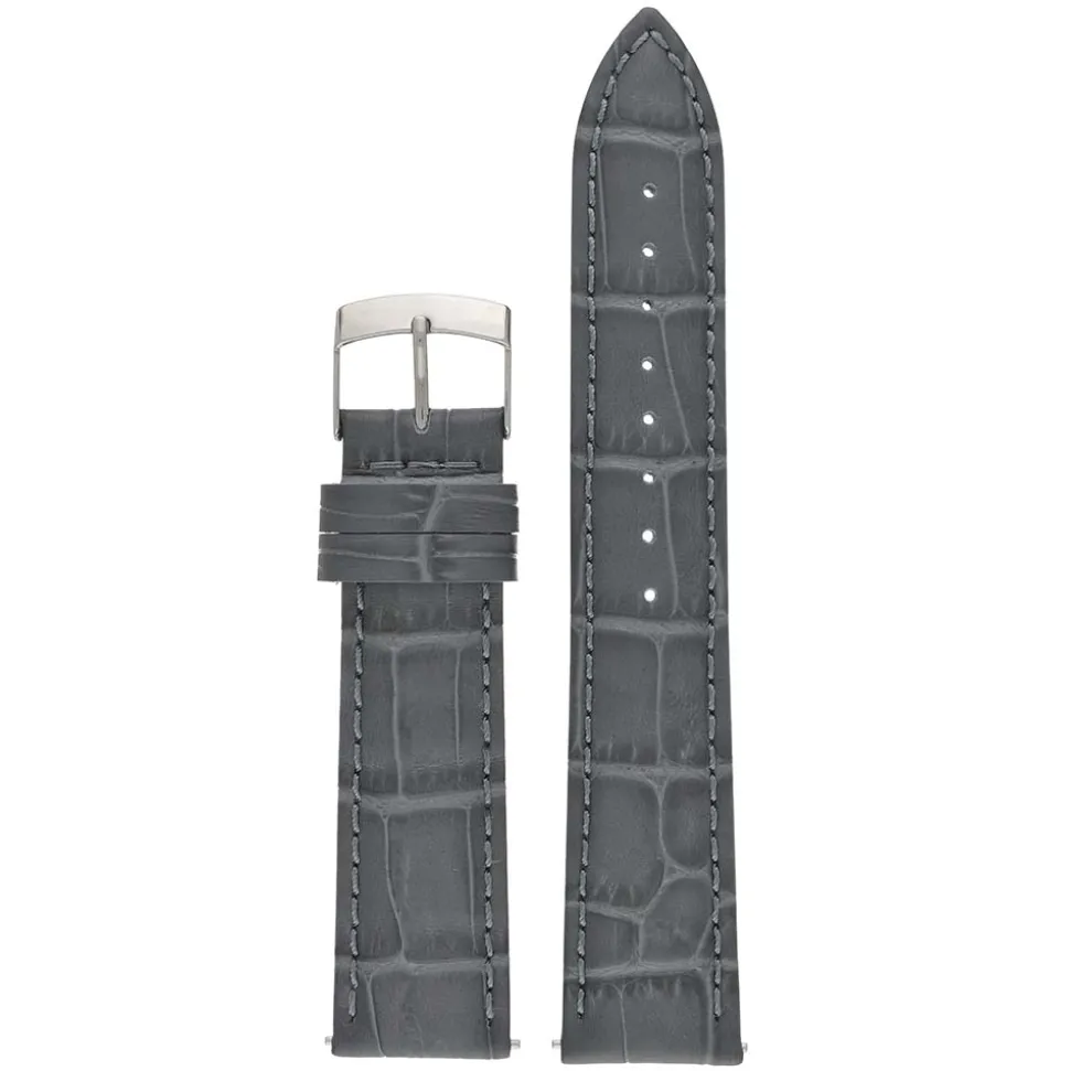 Kavanagh | Grey Quick Release Alligator Grain Strap | WH508Q