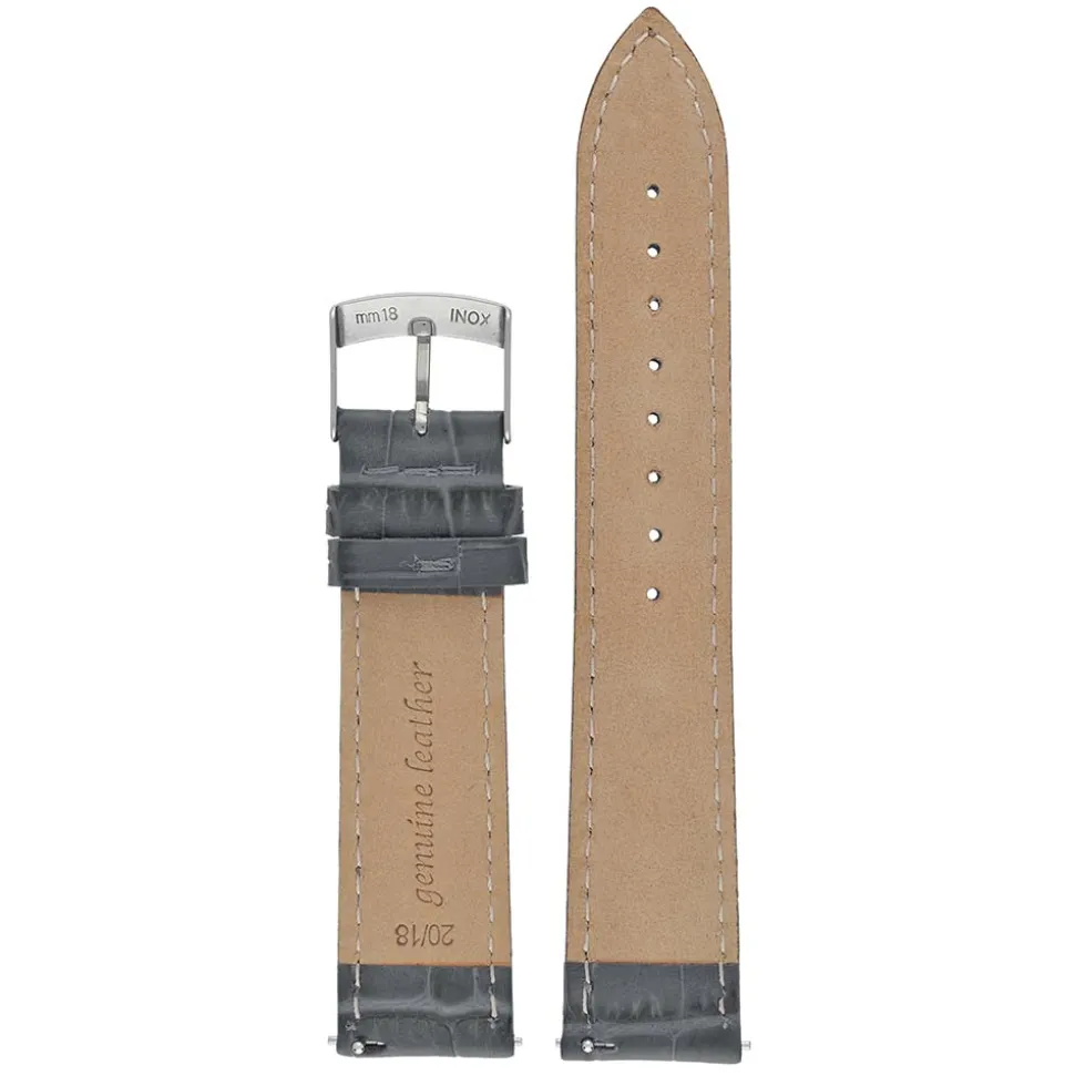 Kavanagh | Grey Quick Release Alligator Grain Strap | WH508Q