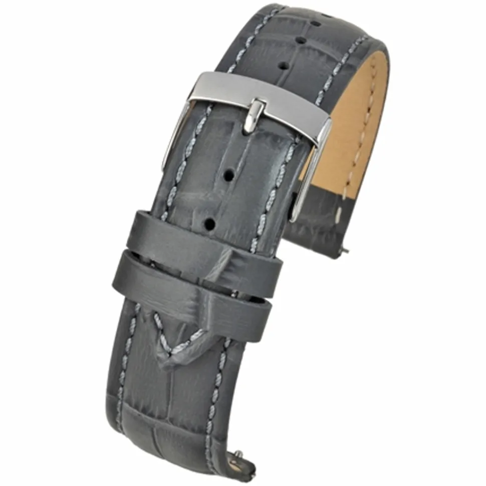 Kavanagh | Grey Quick Release Alligator Grain Strap | WH508Q
