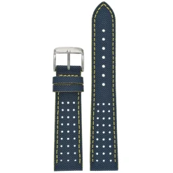 Kayak | Blue and Yellow Water Resistant Leather Strap | WH831