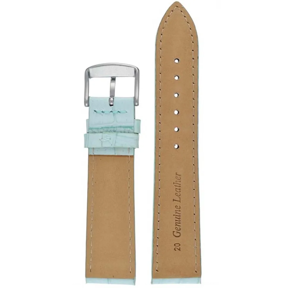 Lavery | Pastel Blue Alligator Grain Strap | WH883