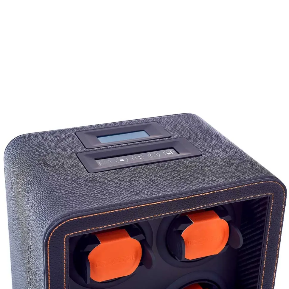 Leanschi | Quad Watch Winder Sport Edition Black | WM04-BLAK