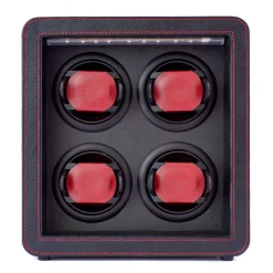 Leanschi | Quad Watch Winder Rhombus Edition | WM04-BRED