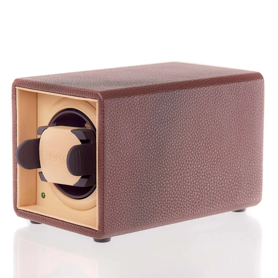 Leanschi | Single Watch Winder Chocolate | WS01-CHOC