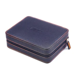 Leanschi | Zip Case for 4 Watches Black | WPO4-BLAK