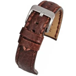 Loftus | Brown Heavy Stitch Padded Strap | WH889