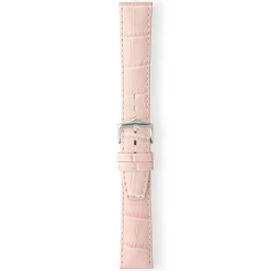 LULWORTH Extra Long Pastel Pink Antique Croco Grain Leather Watch Strap LS1209XL/15