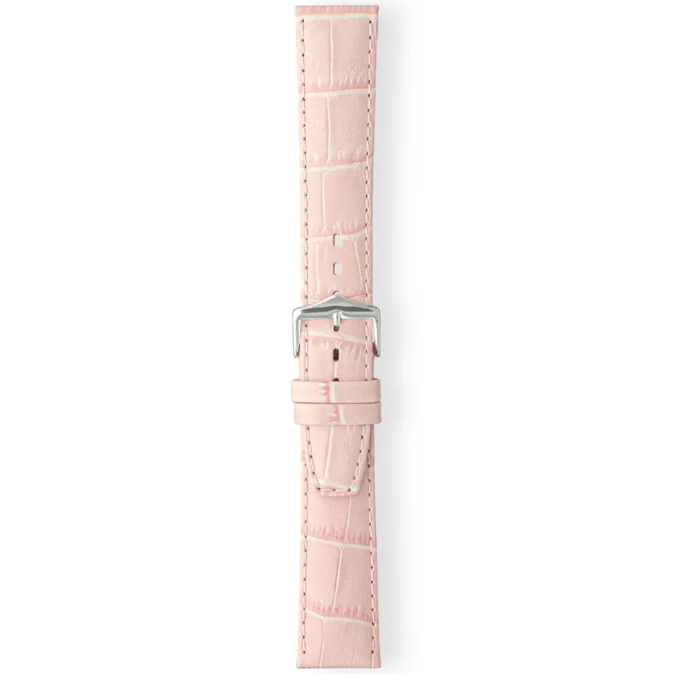 LULWORTH Extra Long Pastel Pink Antique Croco Grain Leather Watch Strap LS1209XL/15