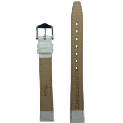 LULWORTH Extra Long White Antique Croco Grain Leather Watch Strap LS1209XL/4