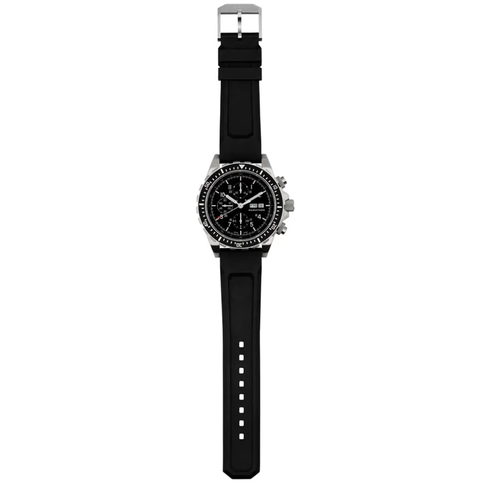 Marathon | 46mm Jumbo Diver’s/Pilot Auto Chrono CSAR | WW194014SS-0130