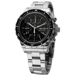 Marathon | 46mm Jumbo Diver’s/Pilot Auto Chrono CSAR | WW194014SS-0121