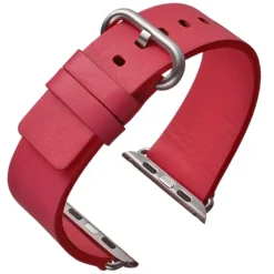 Marston | Red Compatible Leather Strap to fit Apple Watch® | APL-RED