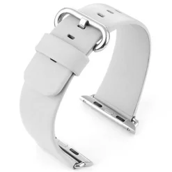 Marston | White Compatible Leather Strap to fit Apple Watch® | APL-WHT