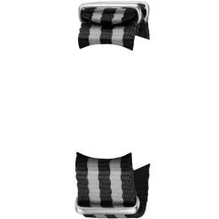 Mühle-Glashütte | Black and Grey Textile NATO Strap 20mm for Panova | TEXTILESTRAP.PANOVA.NB-IV