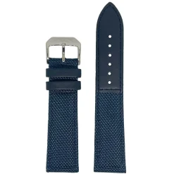 Mühle-Glashütte | Blue Textile Strap 22mm 29er Pointer Date | BLUESTRAP.M1-25-32-CB