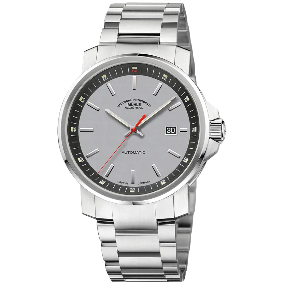 Mühle-Glashütte | 29er Big Grey Bracelet Watch | M1-25-37-MB