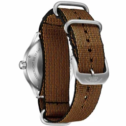 Mühle-Glashütte | Orange Textile NATO Strap 20mm for Panova | TEXTILESTRAP.PANOVA.NB-III