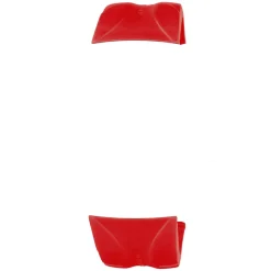 Mühle-Glashütte | Red Rubber Strap for S.A.R. Rescue Timer 20mm | REDSTRAP.M1-41-03-KB-VIII