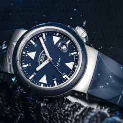 Mühle-Glashütte | S.A.R. Rescue Timer Nautical Blue Rubber | M1-41-02-KB-II