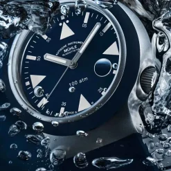 Mühle-Glashütte | S.A.R. Rescue Timer Nautical Blue Rubber | M1-41-02-KB-II