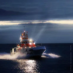 Mühle-Glashütte | S.A.R. Rescue Timer Nautical Blue Rubber | M1-41-02-KB-II