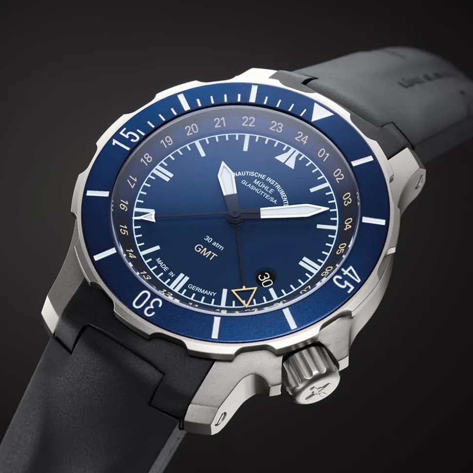 Mühle-Glashütte | Seabataillon GMT Watch | M1-28-62-KB
