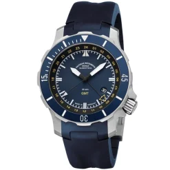 Mühle-Glashütte | Seebataillon GMT Blue Strap Watch | M1-28-62-KB-II