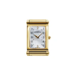 MICHEL HERBELIN – Antarès Rectangular Gold Tone Customisable Watch H.17048/P79